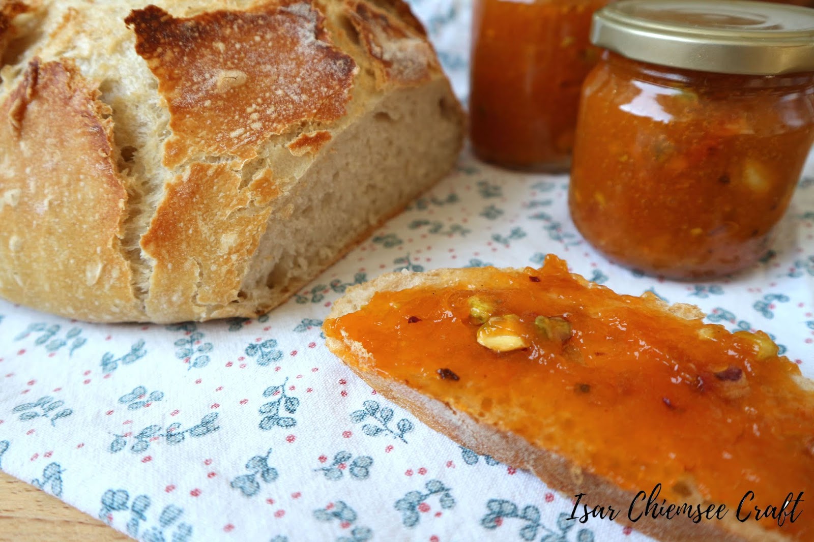 Aprikosen Marmelade mit Pistazien – Isarchiemseecraft